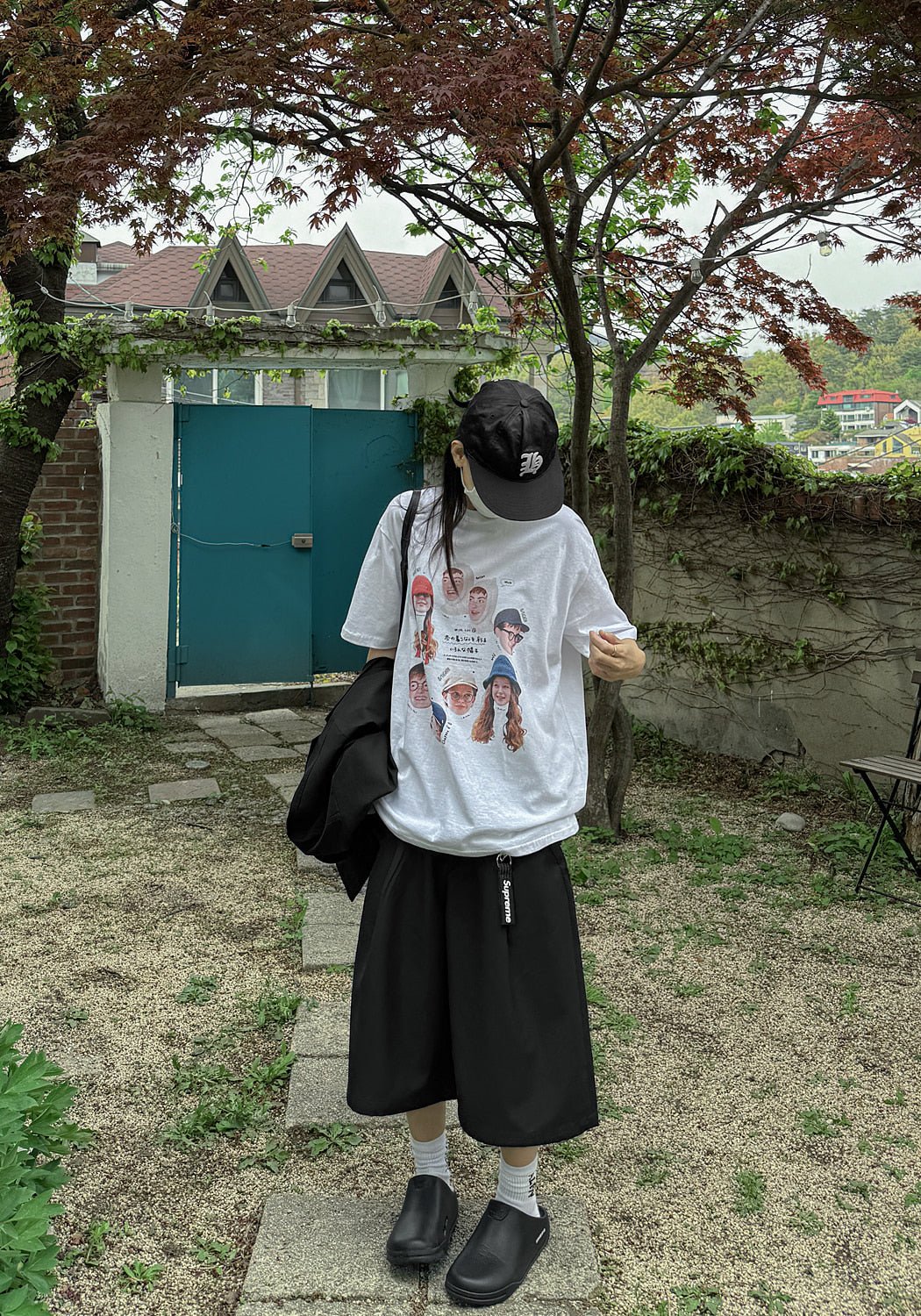 打褶 五分 百慕達 西裝 短褲 / 2色 - WHATEVER