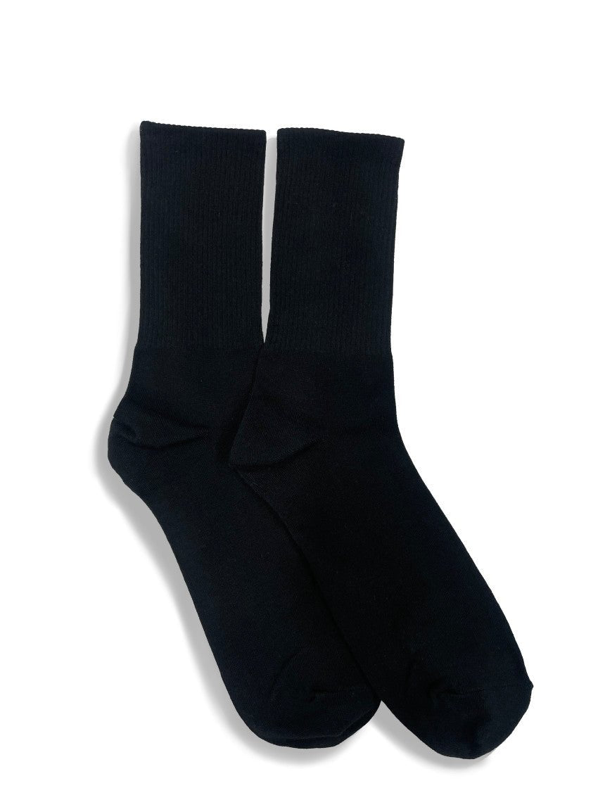 基本款羅紋長襪 / 2色 - WHATEVER