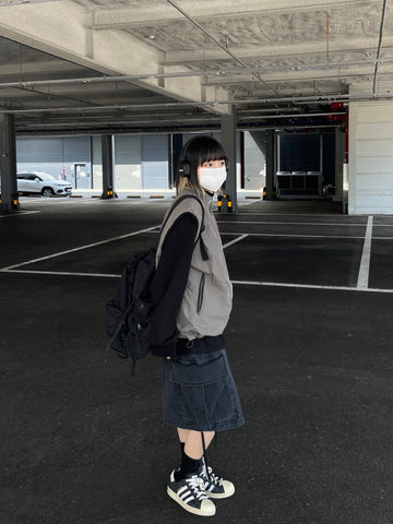 基本款羅紋長襪 / 2色 - WHATEVER