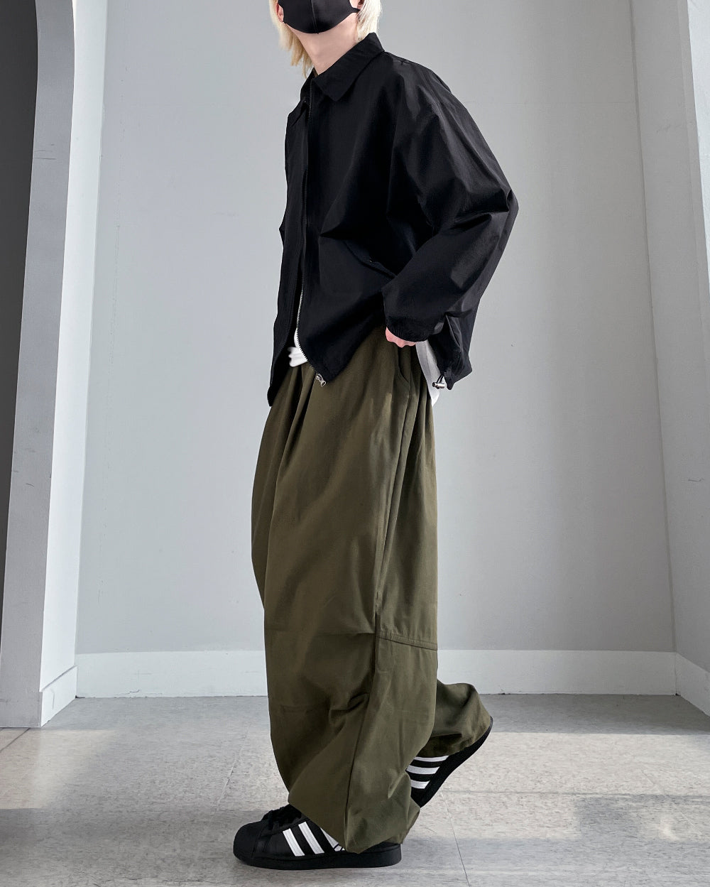 斜紋布 降落傘 氣球 工裝 長褲 / 5色