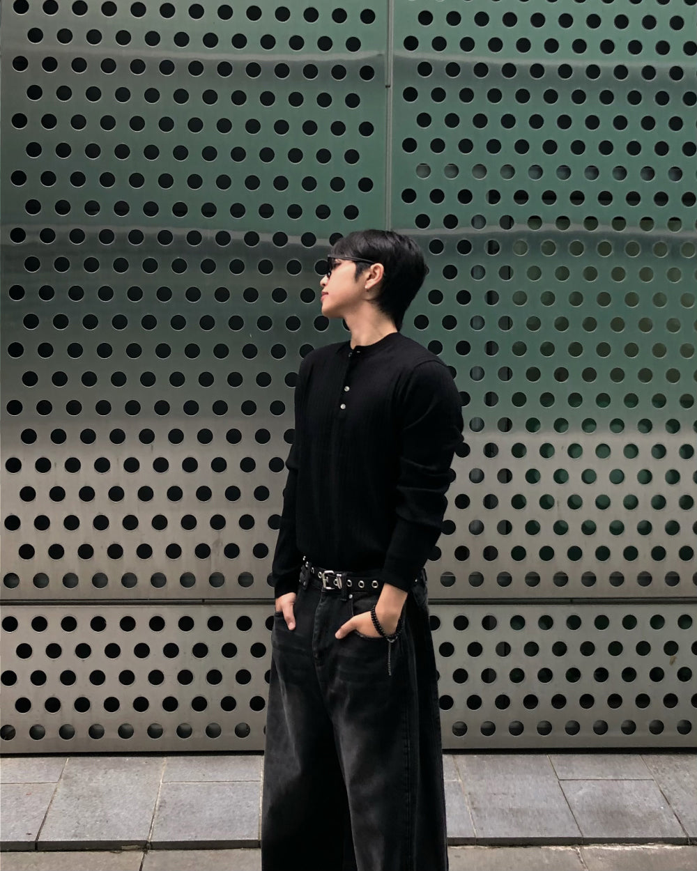 羅紋 亨利領 長袖 針織衫 / 5色【部分現貨】