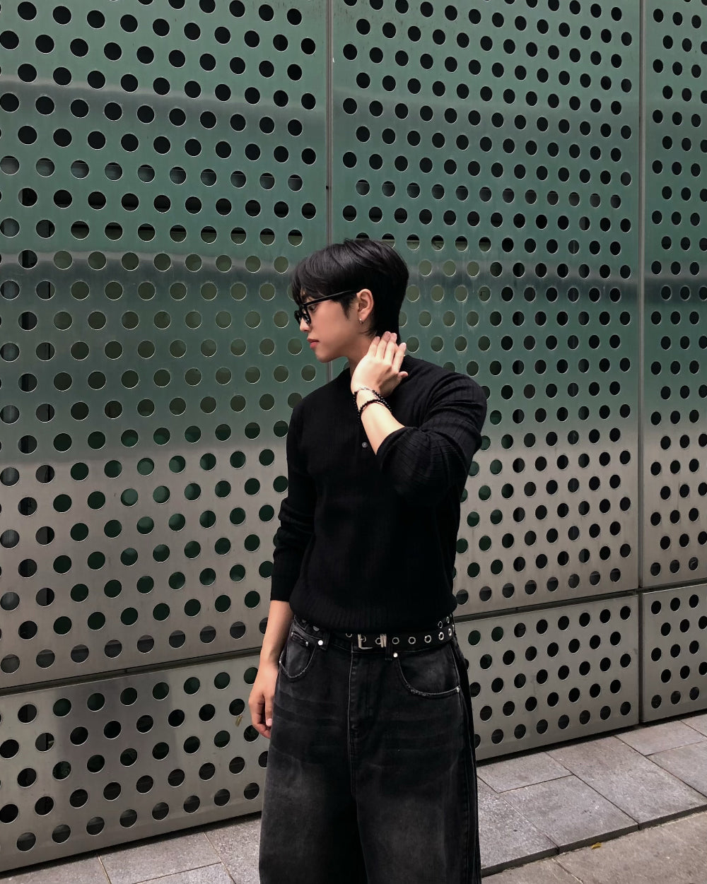 羅紋 亨利領 長袖 針織衫 / 5色【部分現貨】