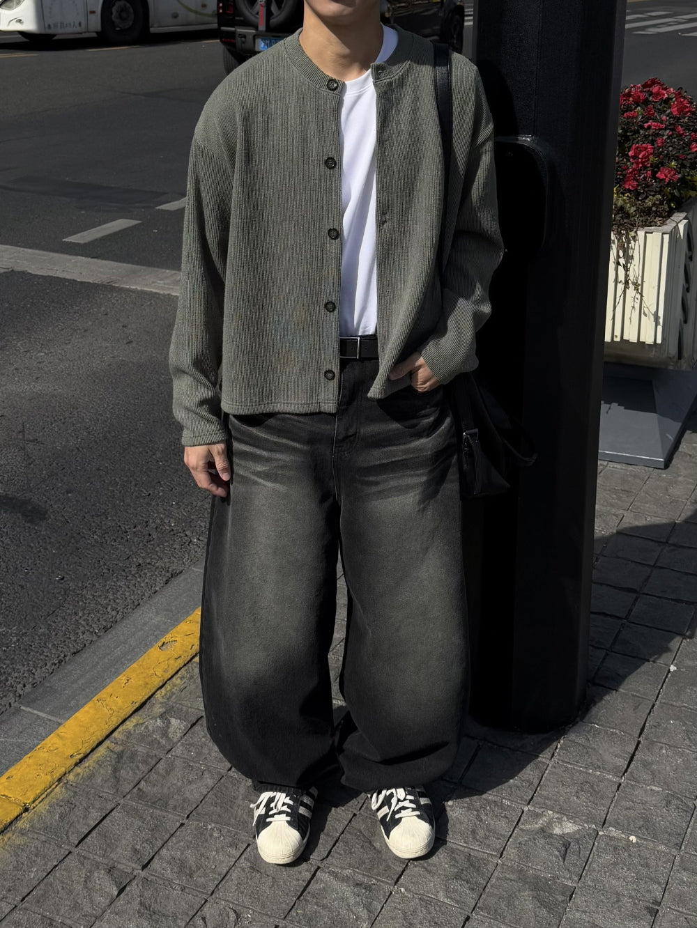 基本款 簡約 圓領 針織 開襟衫 / 10色