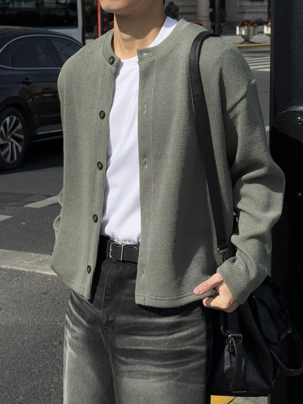 基本款 簡約 圓領 針織 開襟衫 / 10色