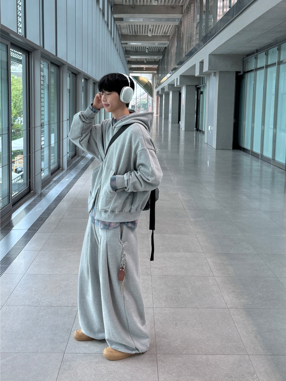 【可拆買】TXT崔然竣同款 慵懶 雙拉鍊 套裝 / 5色