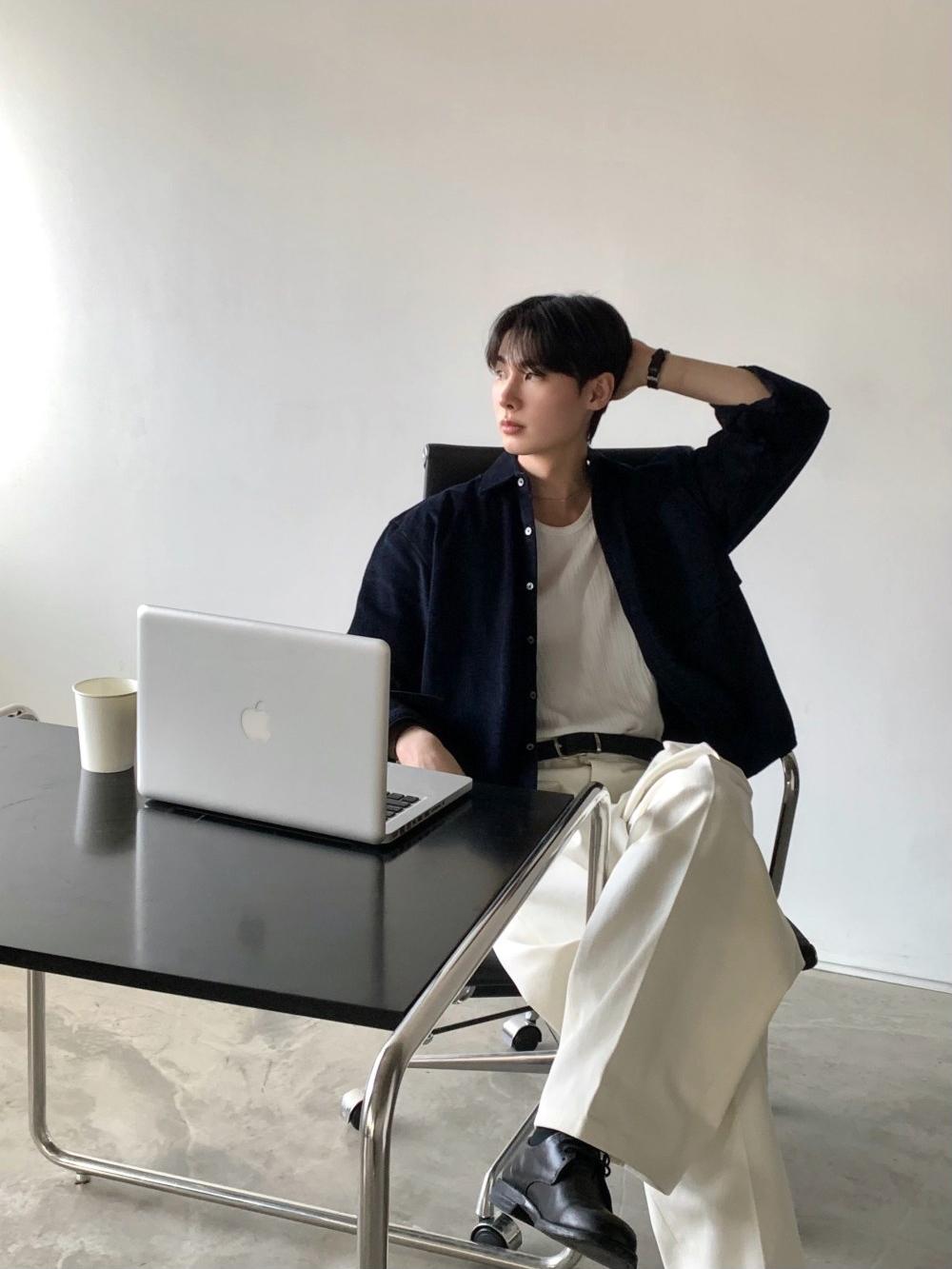 立體 褶皺 寬版 卡其褲 / 5色