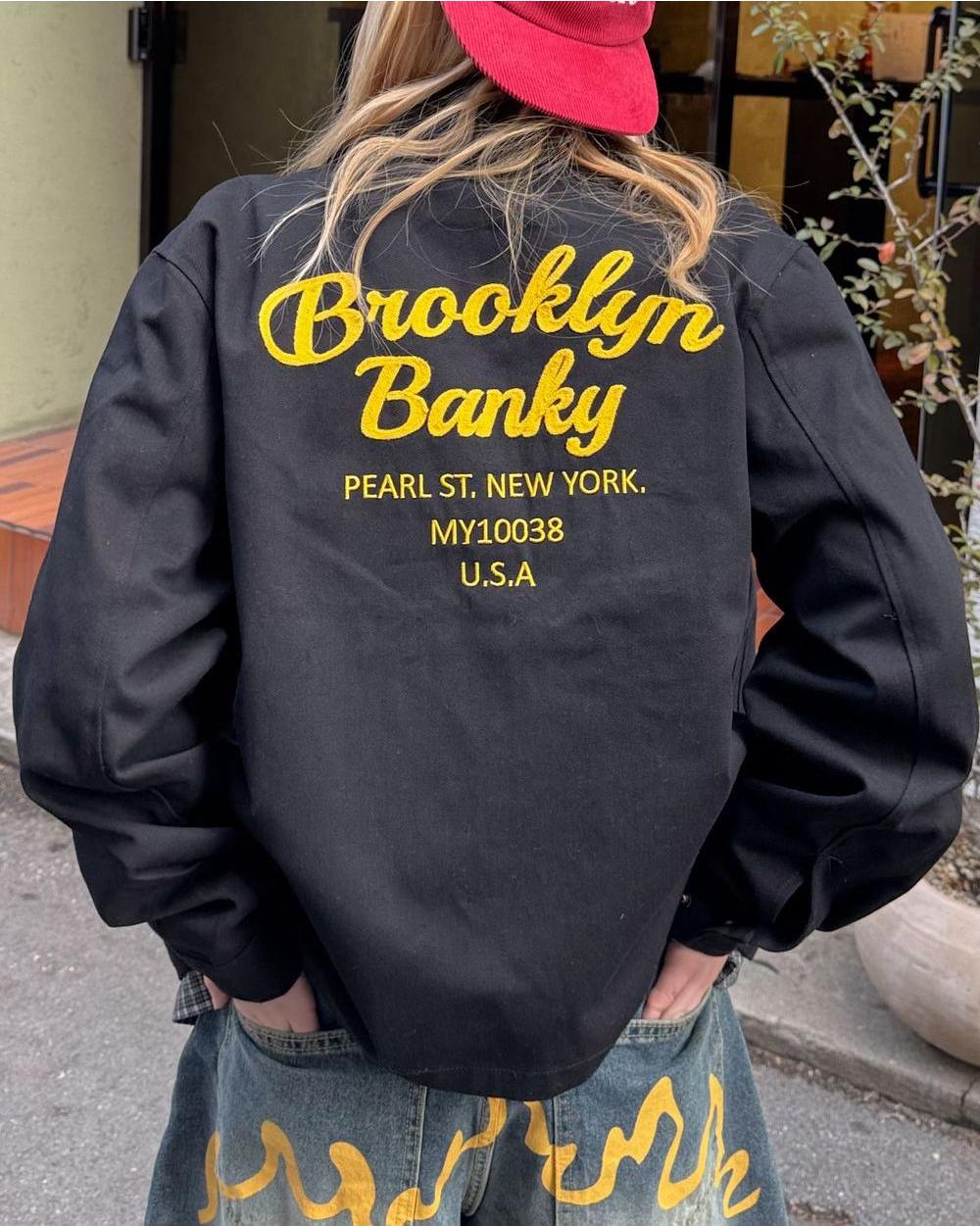 Blooklyn Lettering Cotton Jacket  / 3色