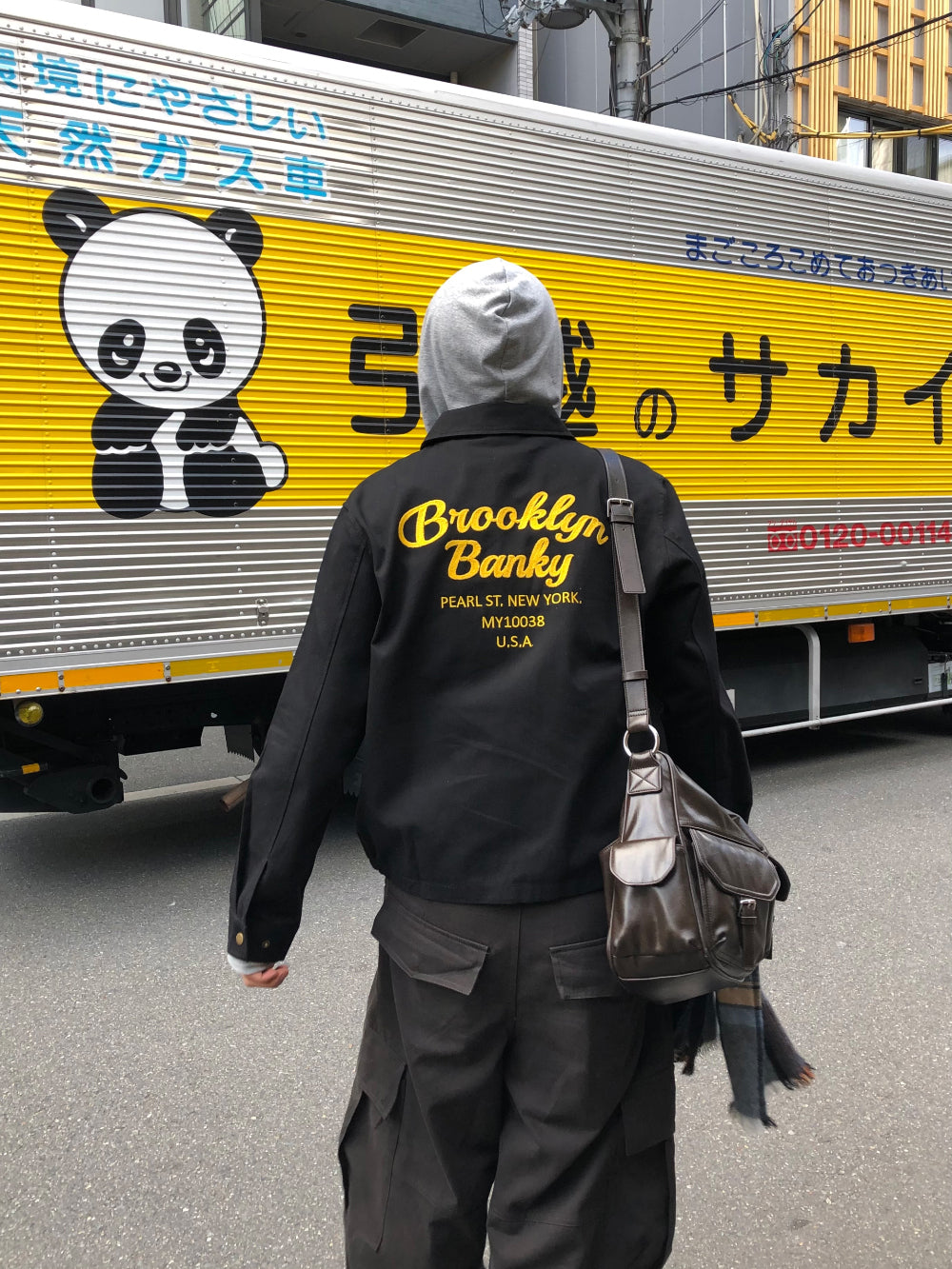 Blooklyn Lettering Cotton Jacket  / 3色