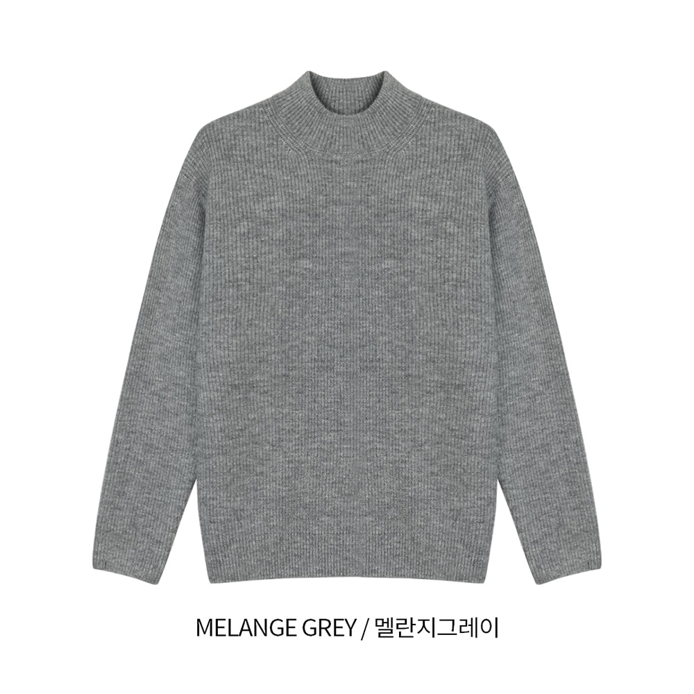 Cashmere 仿羊絨 小高領 針織上衣 / 9色