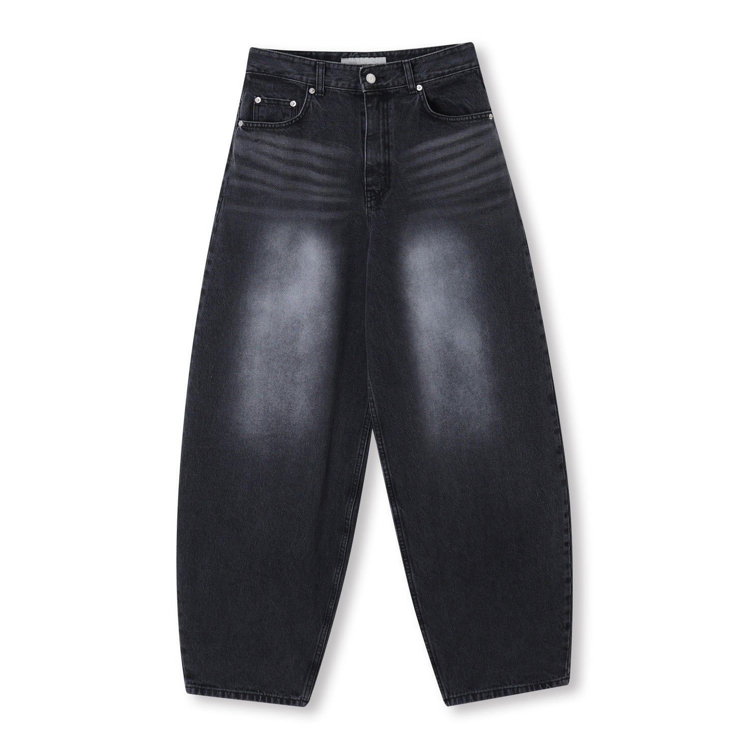 復古 水洗 寬版 氣球 牛仔褲 / 2色