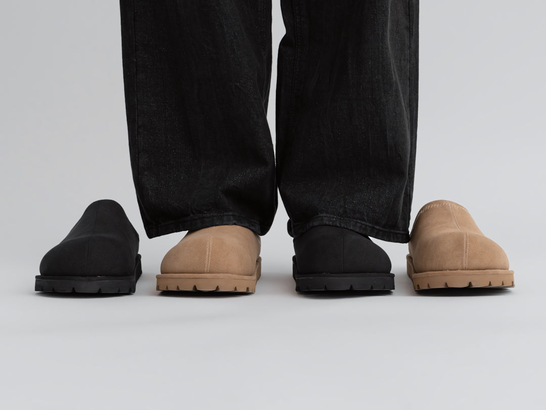 貝果 絨毛 麂皮 增高 穆勒鞋【 米／250 現貨 】