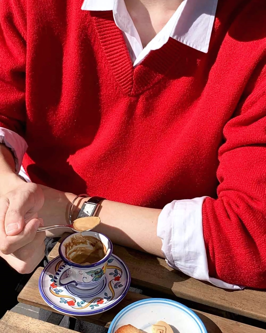 簡約 羅紋V領 莫代爾 針織衫 / 6色