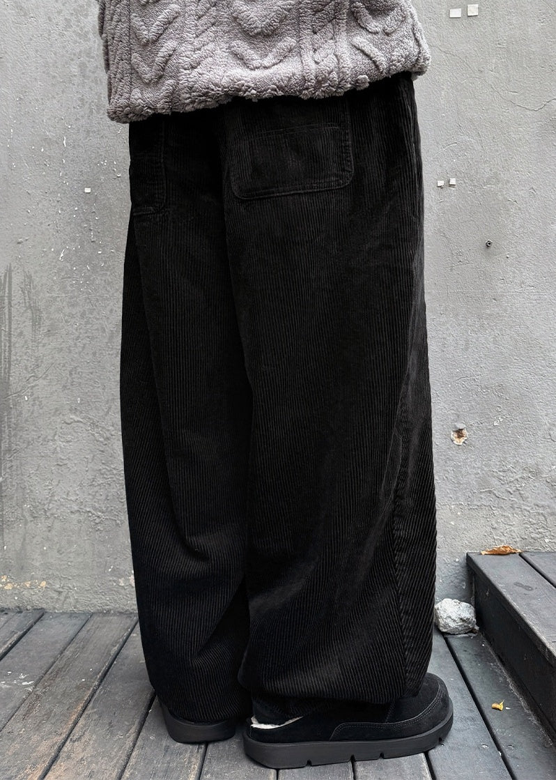 燈芯絨 半鬆緊 氣球 長褲 / 3色