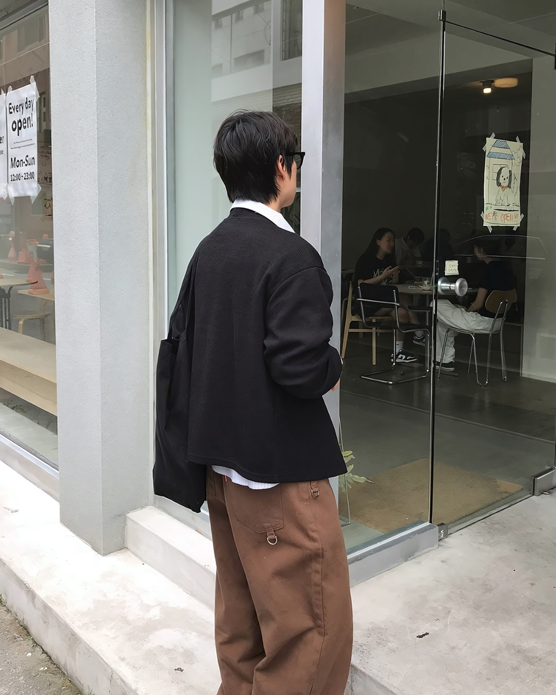 簡約 V領 短版 針織 開襟衫 / 11色