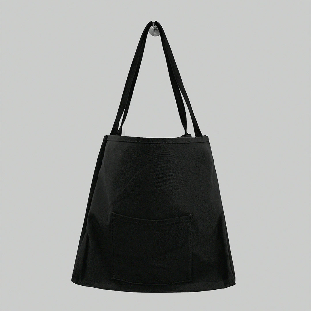 極簡 大容量 棉質 托特 肩背包