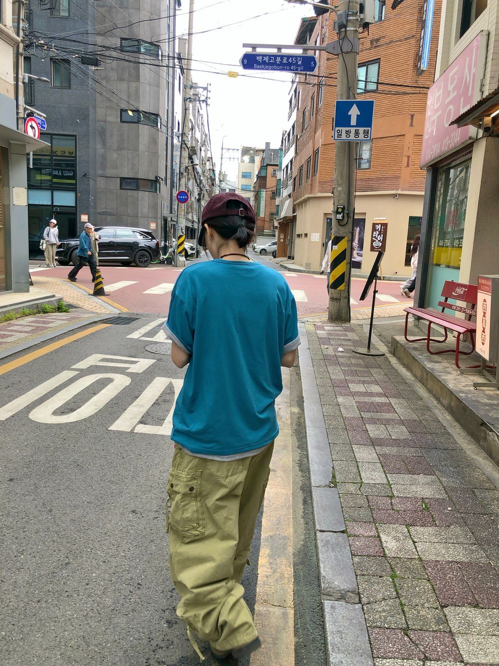 疊穿 素色 寬鬆 薄款 落肩 短T / 10色
