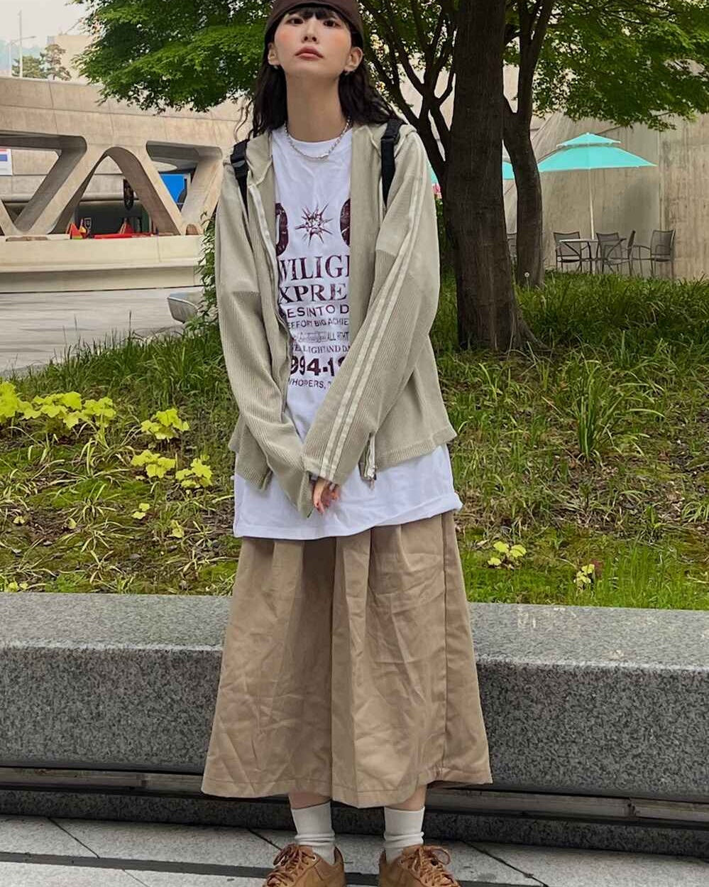 城市男孩 寬鬆 雙褶 百慕達 短褲 / 4色