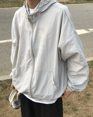 夏季 防曬 連帽 抽繩 風衣 外套 / 8色