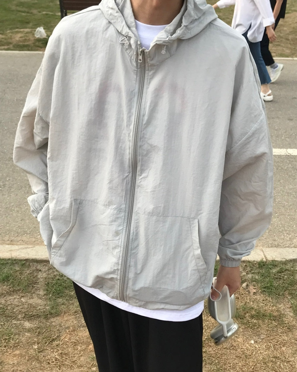 夏季 防曬 連帽 抽繩 風衣 外套 / 8色