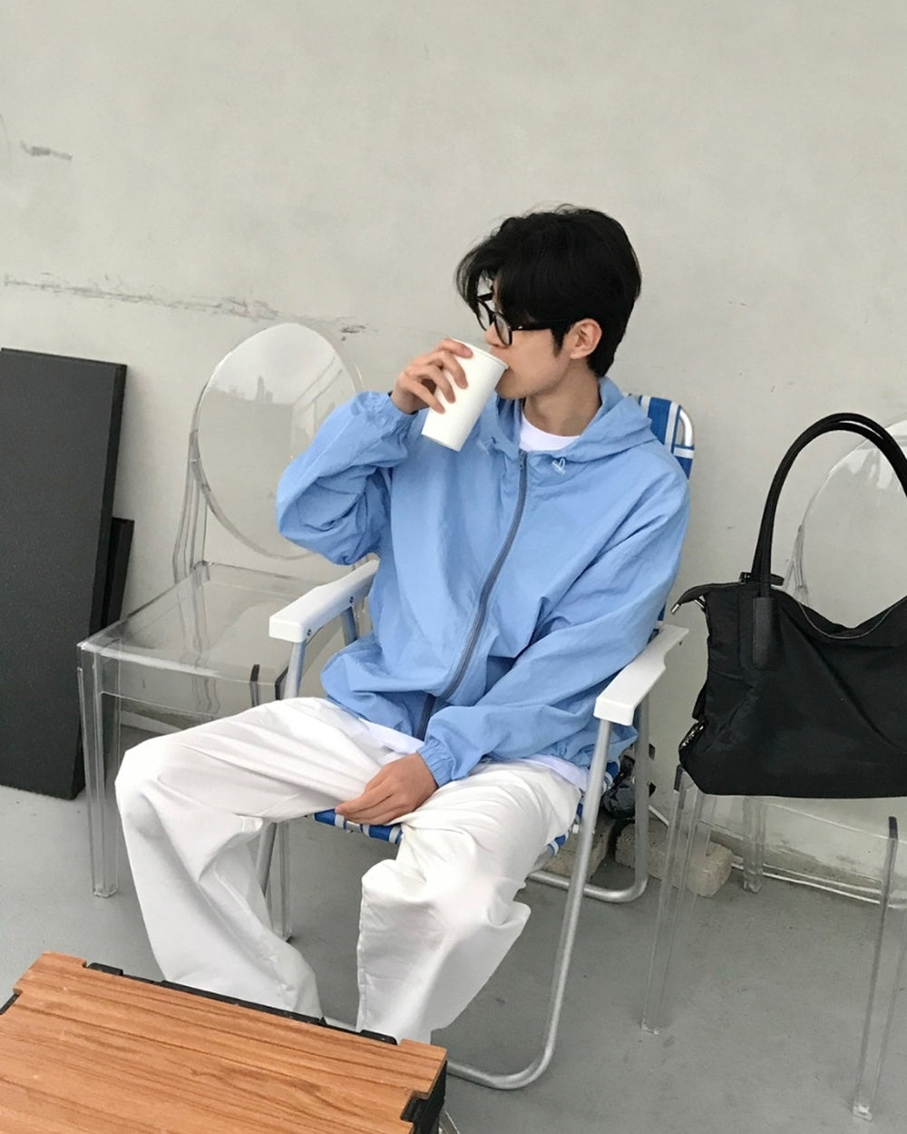 夏季 防曬 連帽 抽繩 風衣 外套 / 8色