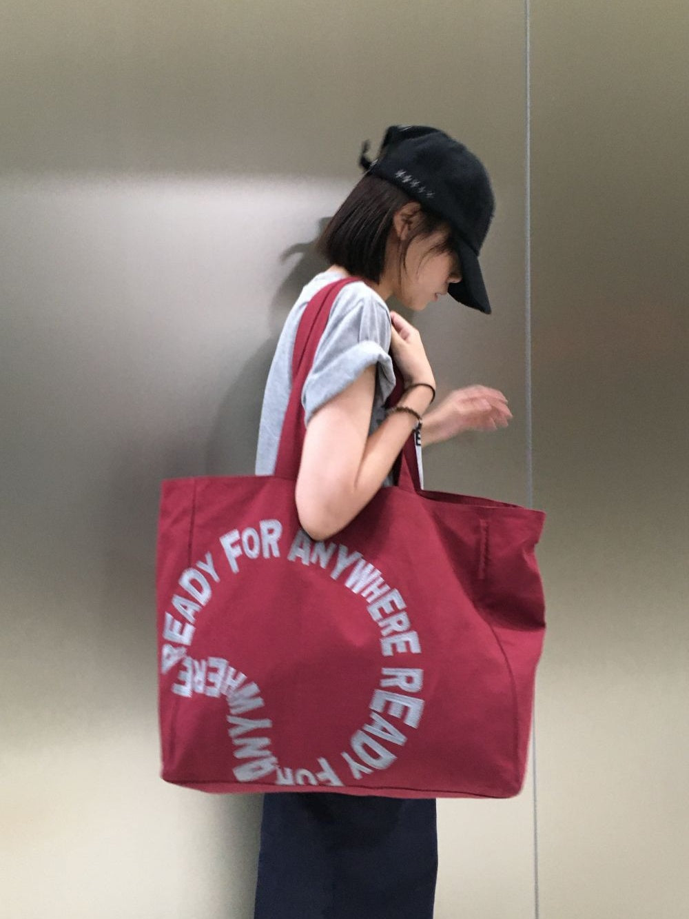READY FOR ANYWHERE 美式 大容量 托特包 / 3色