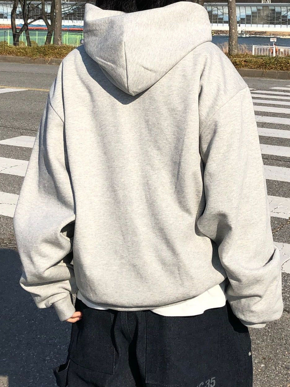 雙面穿 格紋 連帽外套 / 2色