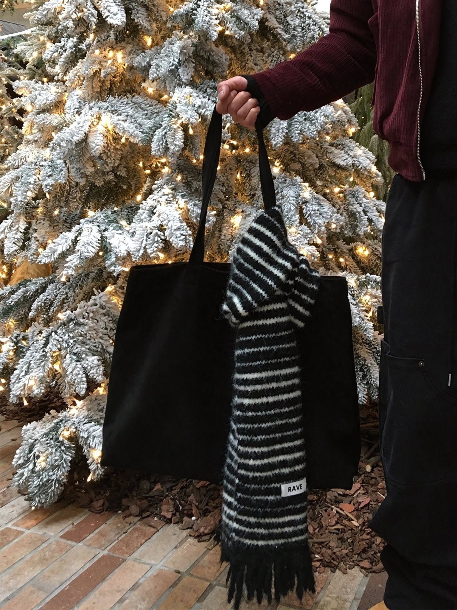 簡約 麂皮 絨面 大容量 肩背 托特包 / 3色 - WHATEVER