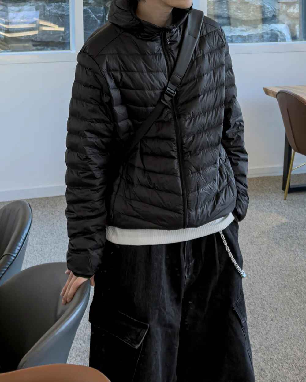 輕量 可收納 連帽 保暖 鴨絨 羽絨外套 / 3色 - WHATEVER