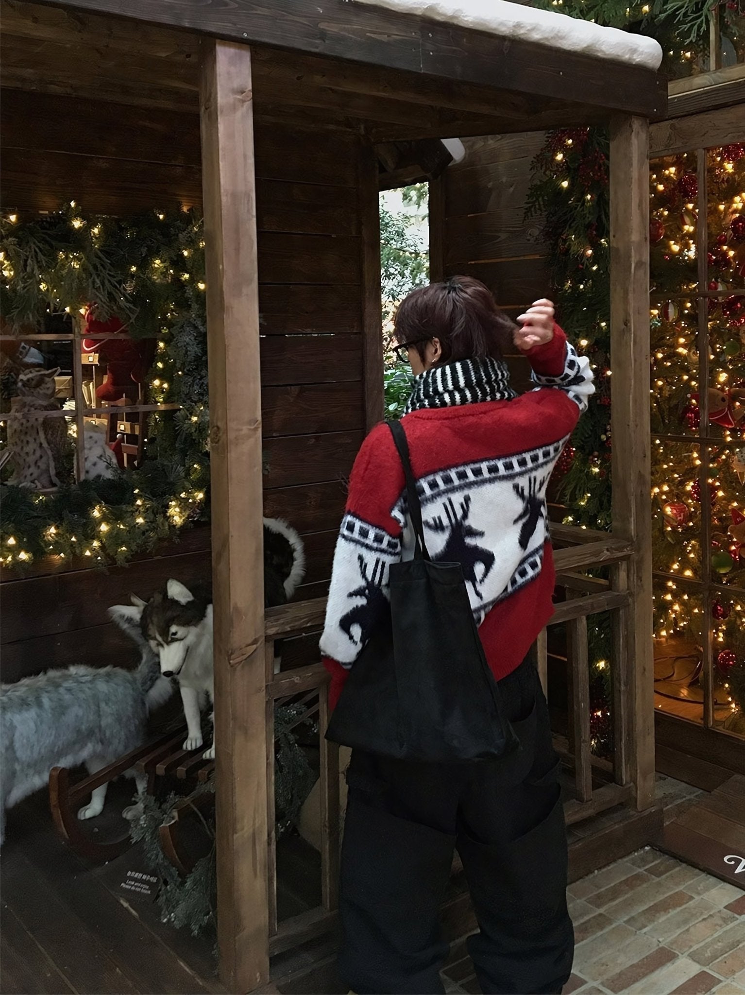 簡約 麂皮 絨面 大容量 肩背 托特包 / 3色 - WHATEVER