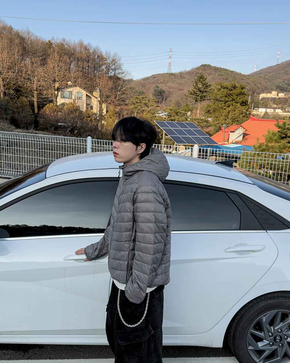 輕量 可收納 連帽 保暖 鴨絨 羽絨外套 / 3色 - WHATEVER