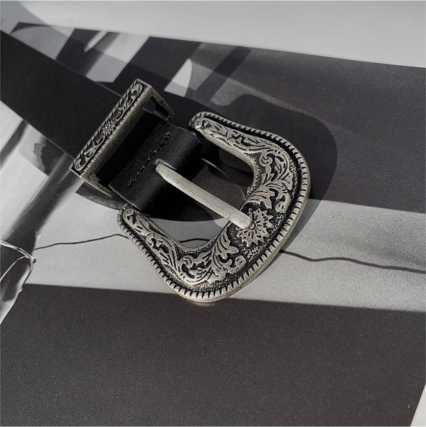 30mm Engraved Western Buckle Belt - WHATEVER