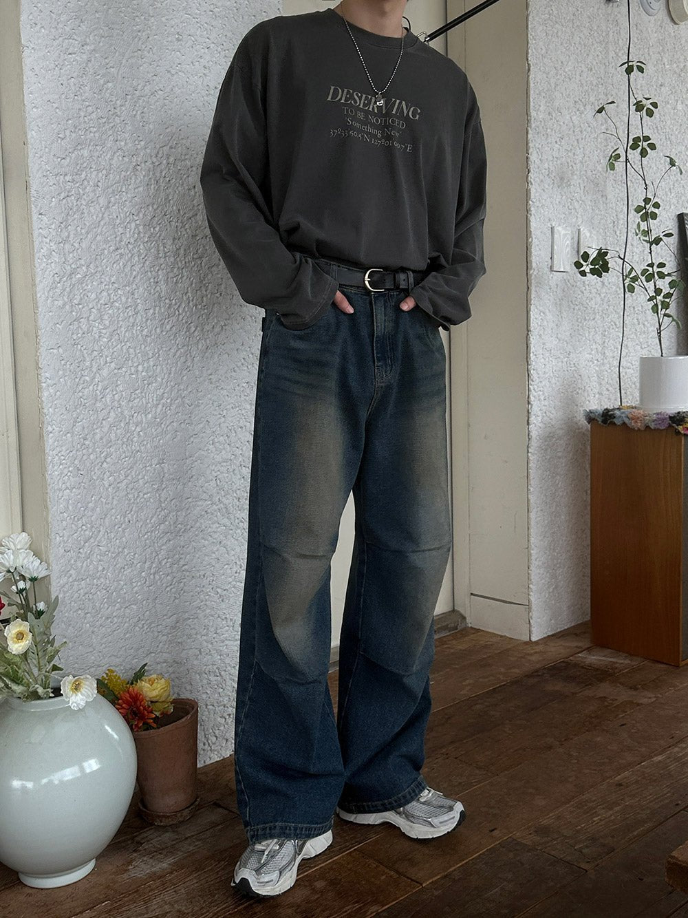 30mm Italian Genuine Leather Belt / 3色 - WHATEVER