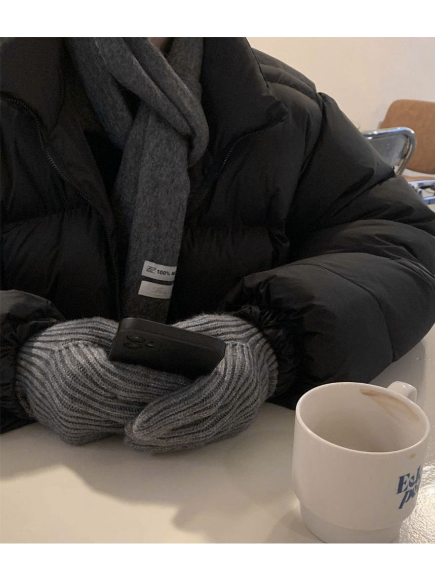 雲朵感 保暖 可觸控 針織手套 / 10色