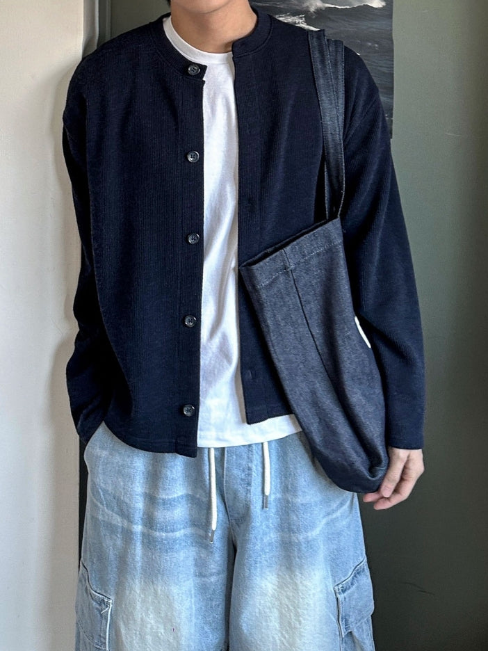 基本款 簡約 圓領 針織 開襟衫 / 10色【部分現貨】