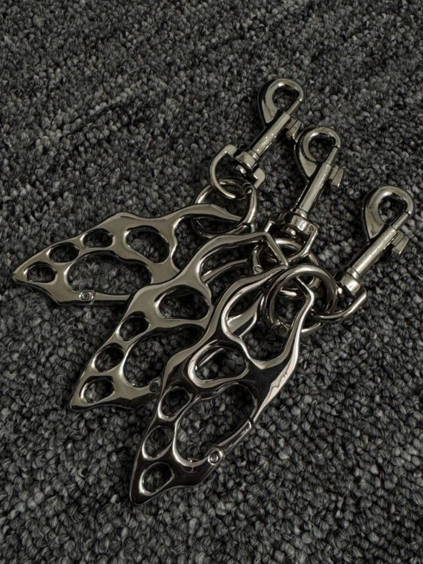 Hollow Skeleton Metal Keychain