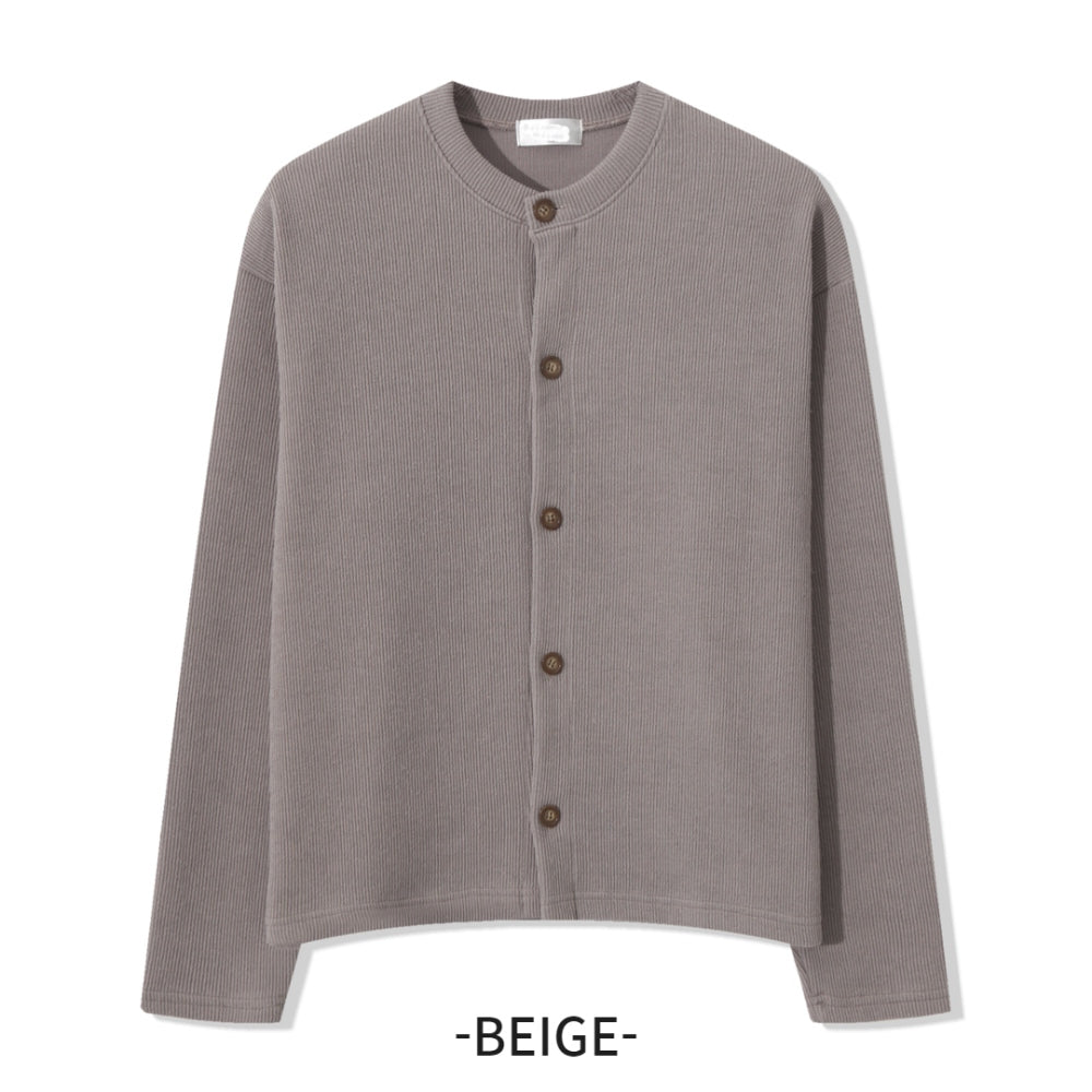 基本款 簡約 圓領 針織 開襟衫 / 10色【部分現貨】