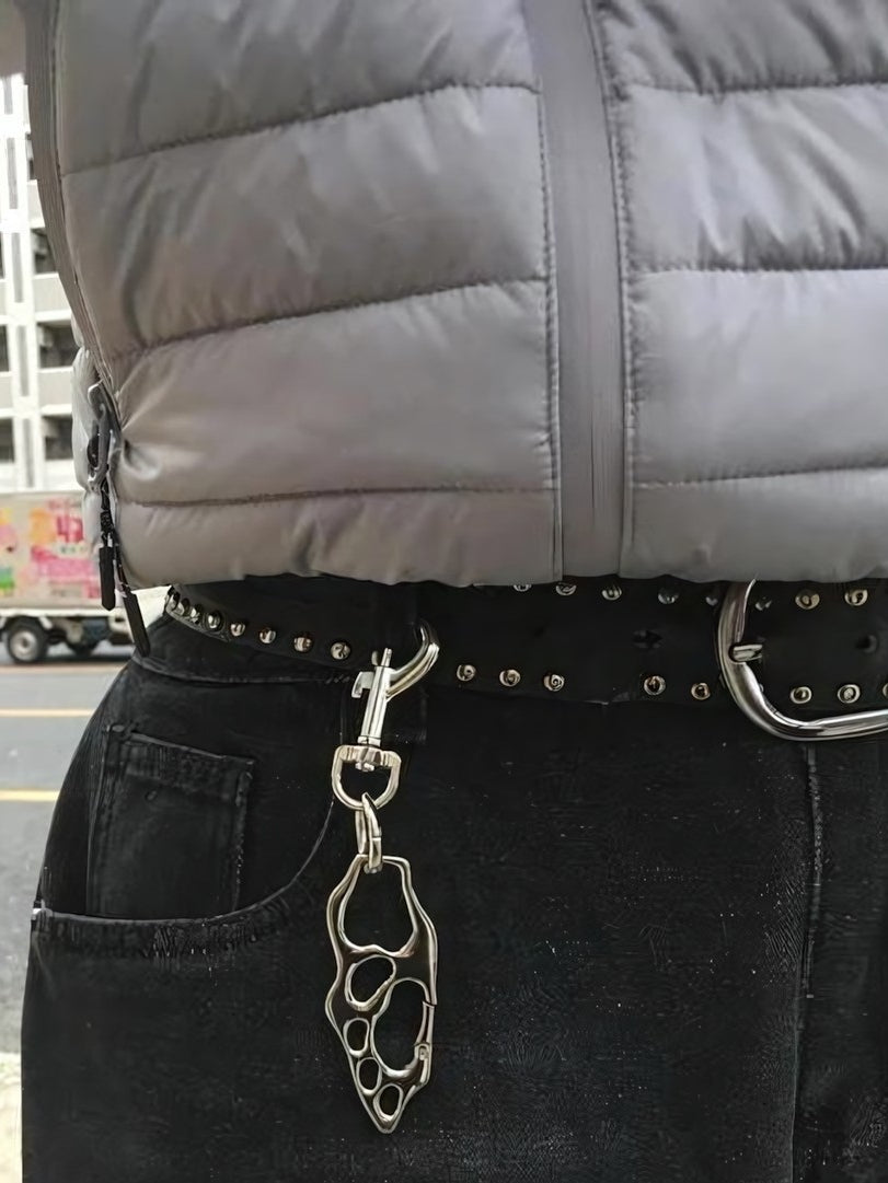 Hollow Skeleton Metal Keychain