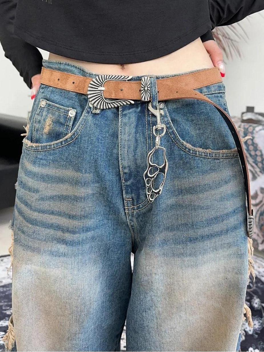 Hollow Skeleton Metal Keychain