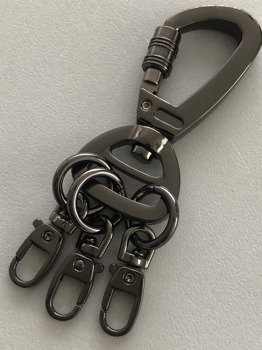 Metal Multi-Buckle Keychain / 2色
