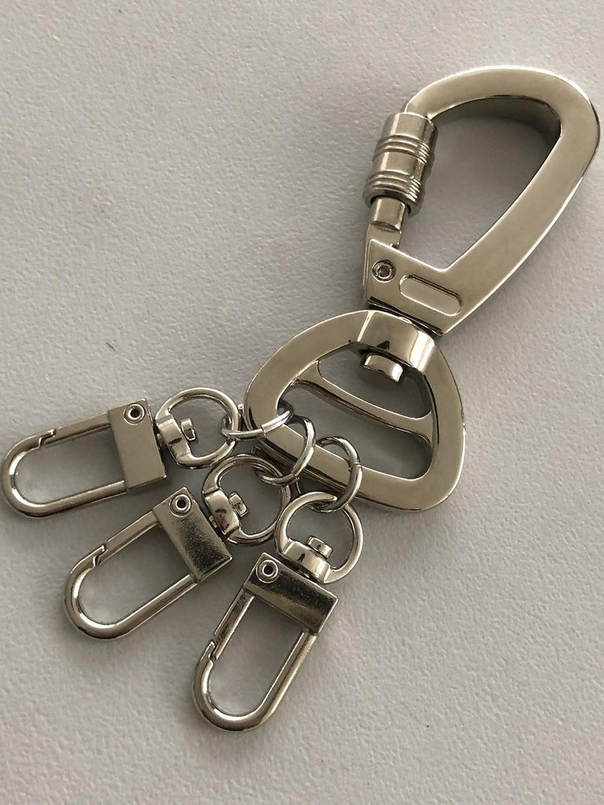 Metal Multi-Buckle Keychain / 2色