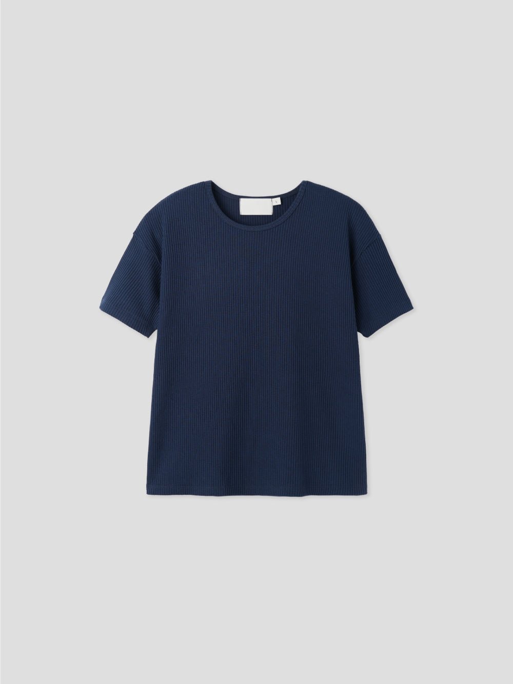 華夫格 短版 合身 上衣 / 7色 - WHATEVER