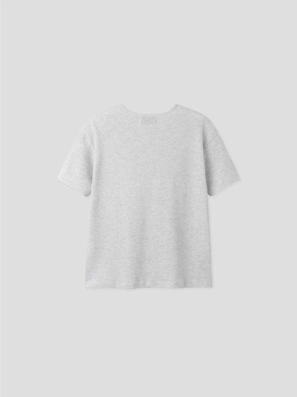 華夫格 短版 合身 上衣 / 7色 - WHATEVER