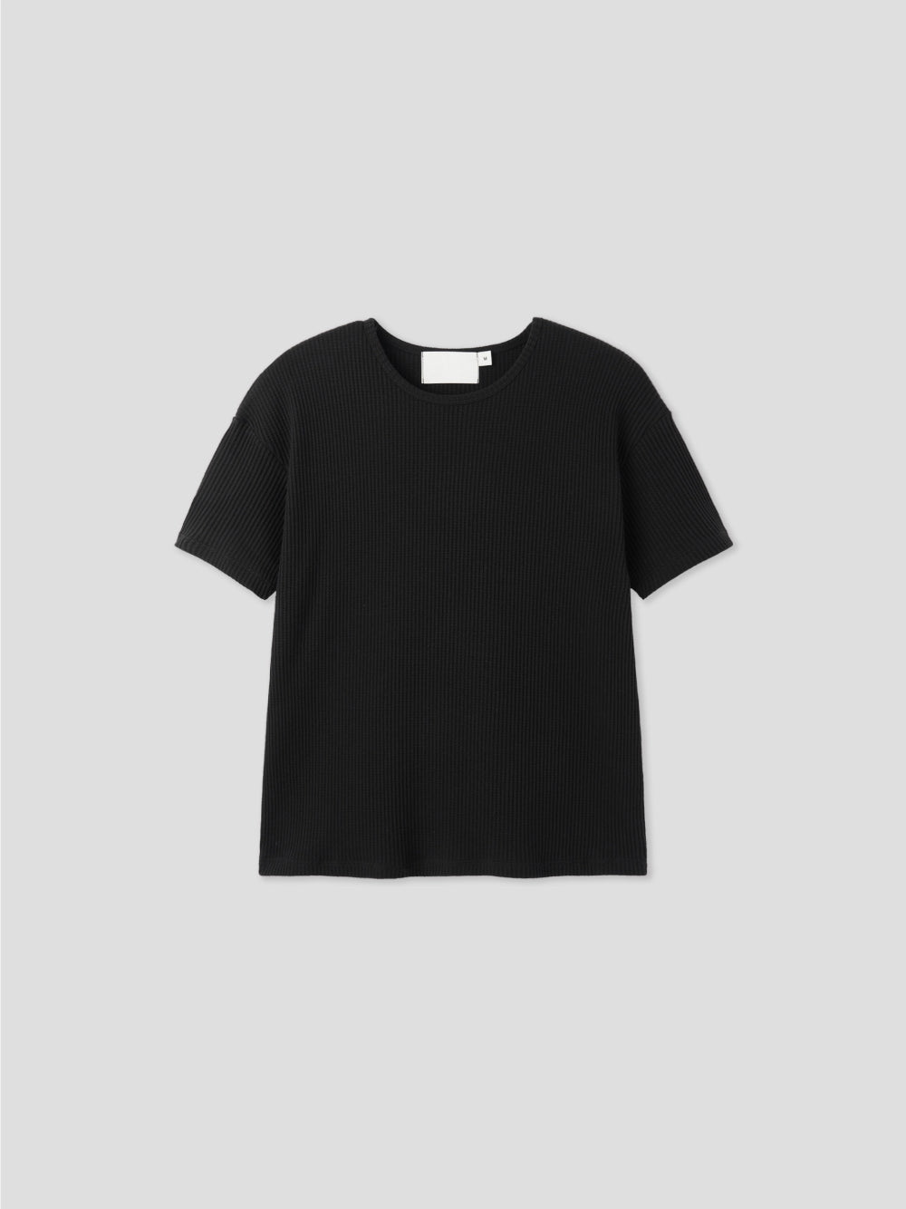 華夫格 短版 合身 上衣 / 7色 - WHATEVER