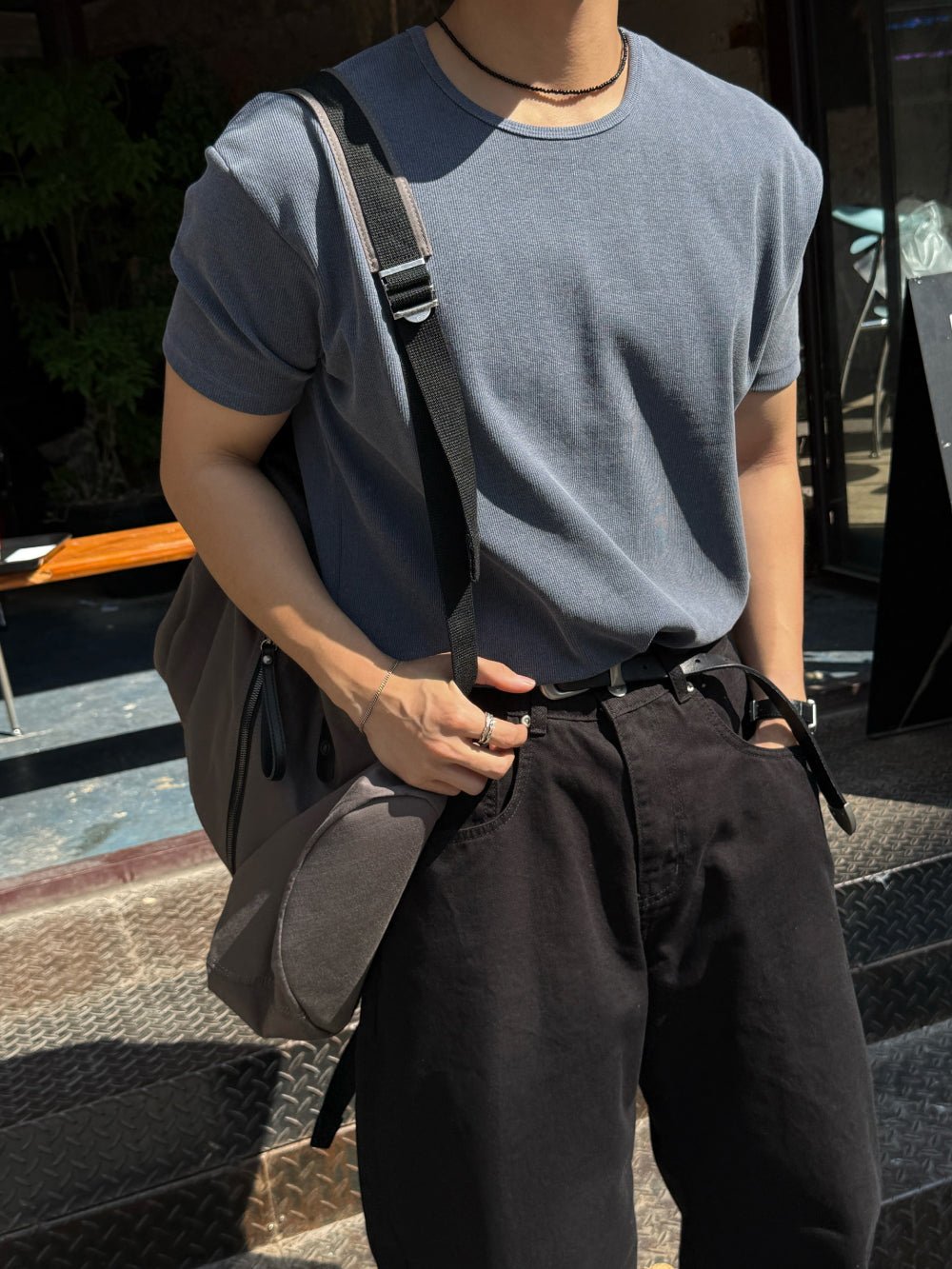 顏料水洗 短版 合身 莫蘭迪 短袖 上衣 / 7色 - WHATEVER