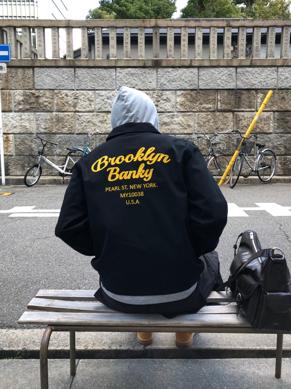 Blooklyn Lettering Cotton Jacket / 3色 - WHATEVER STUDIO