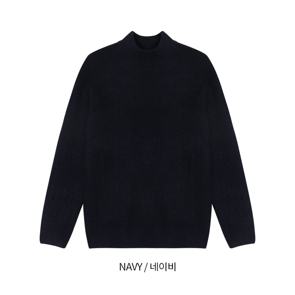 Cashmere 仿羊絨 小高領 針織上衣 / 9色 - WHATEVER