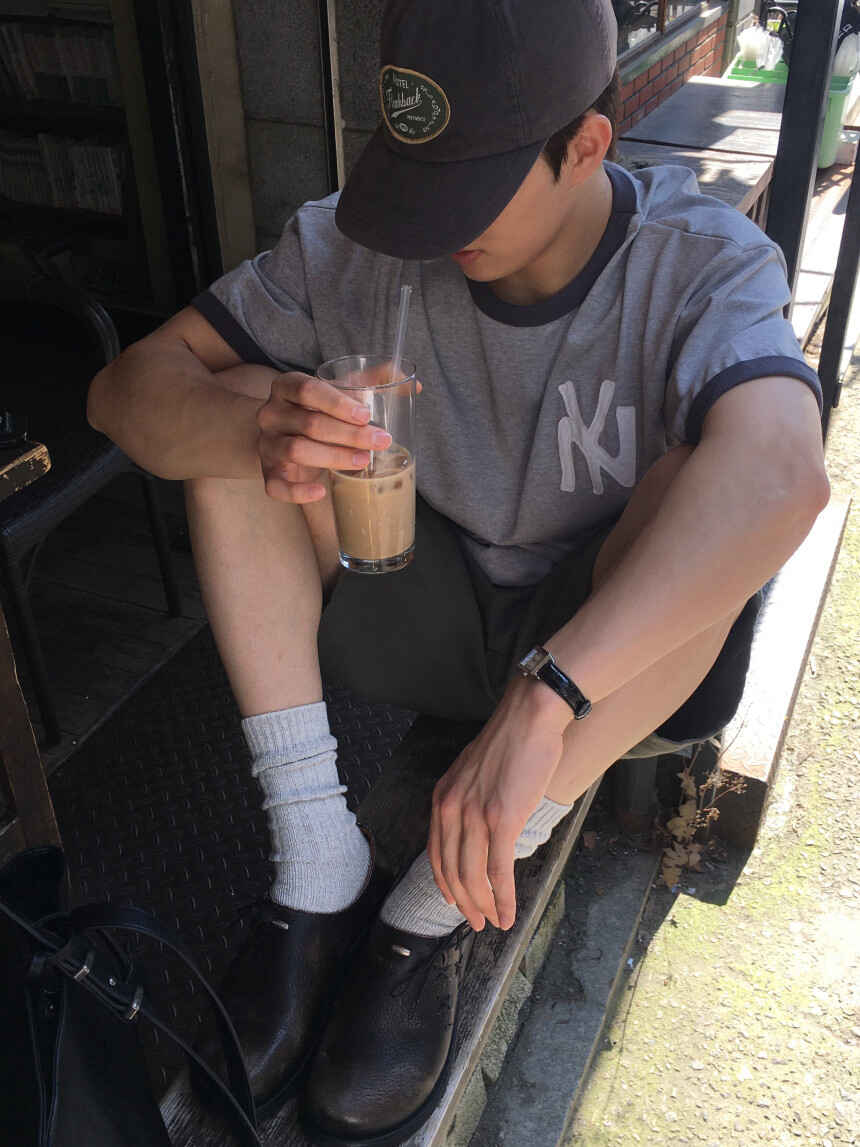 復古 刺繡 短版 NY Ringer 短袖 T恤 / 3色 - WHATEVER STUDIO