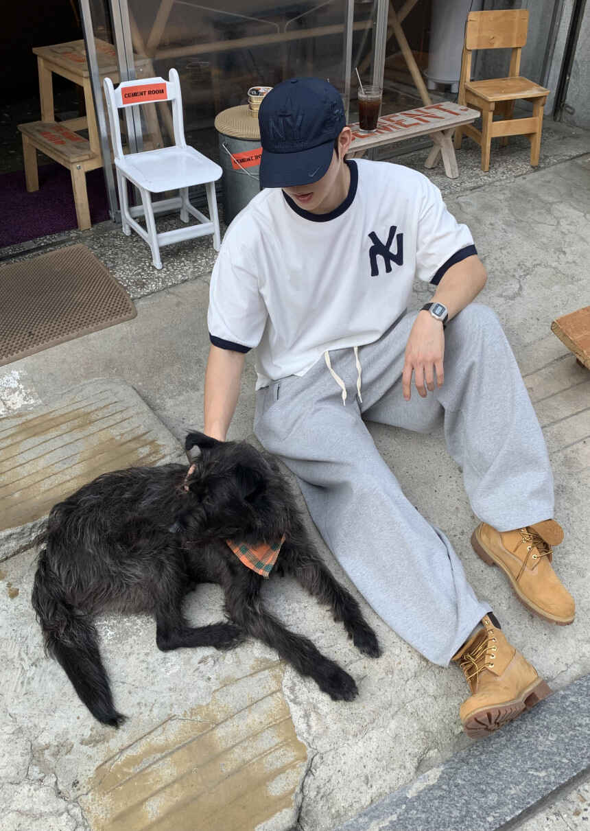 復古 刺繡 短版 NY Ringer 短袖 T恤 / 3色 - WHATEVER STUDIO