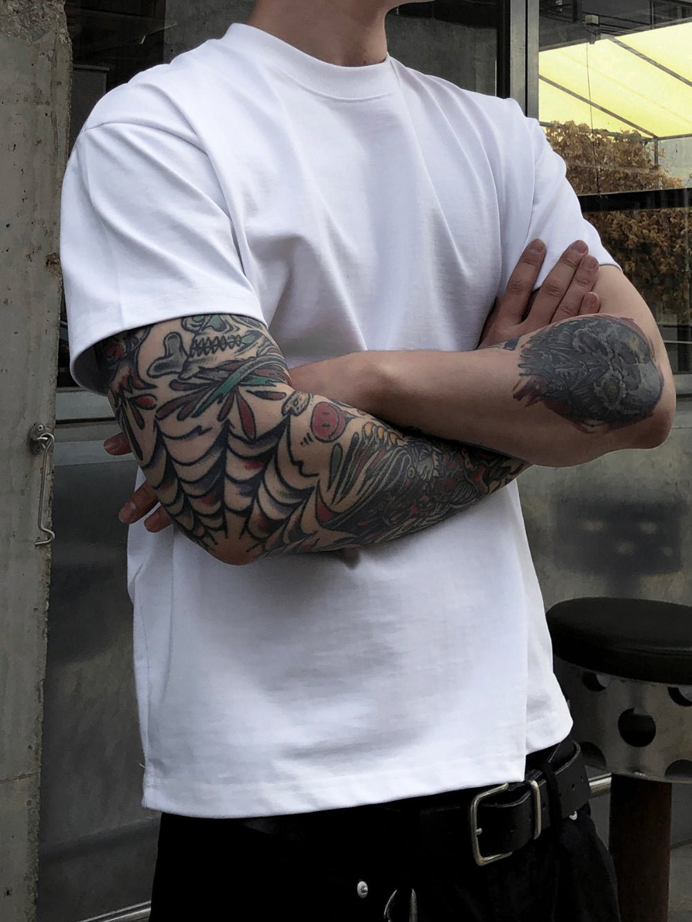 [premium] 俐落 短版 短袖 上衣 / 3色 - WHATEVER STUDIO