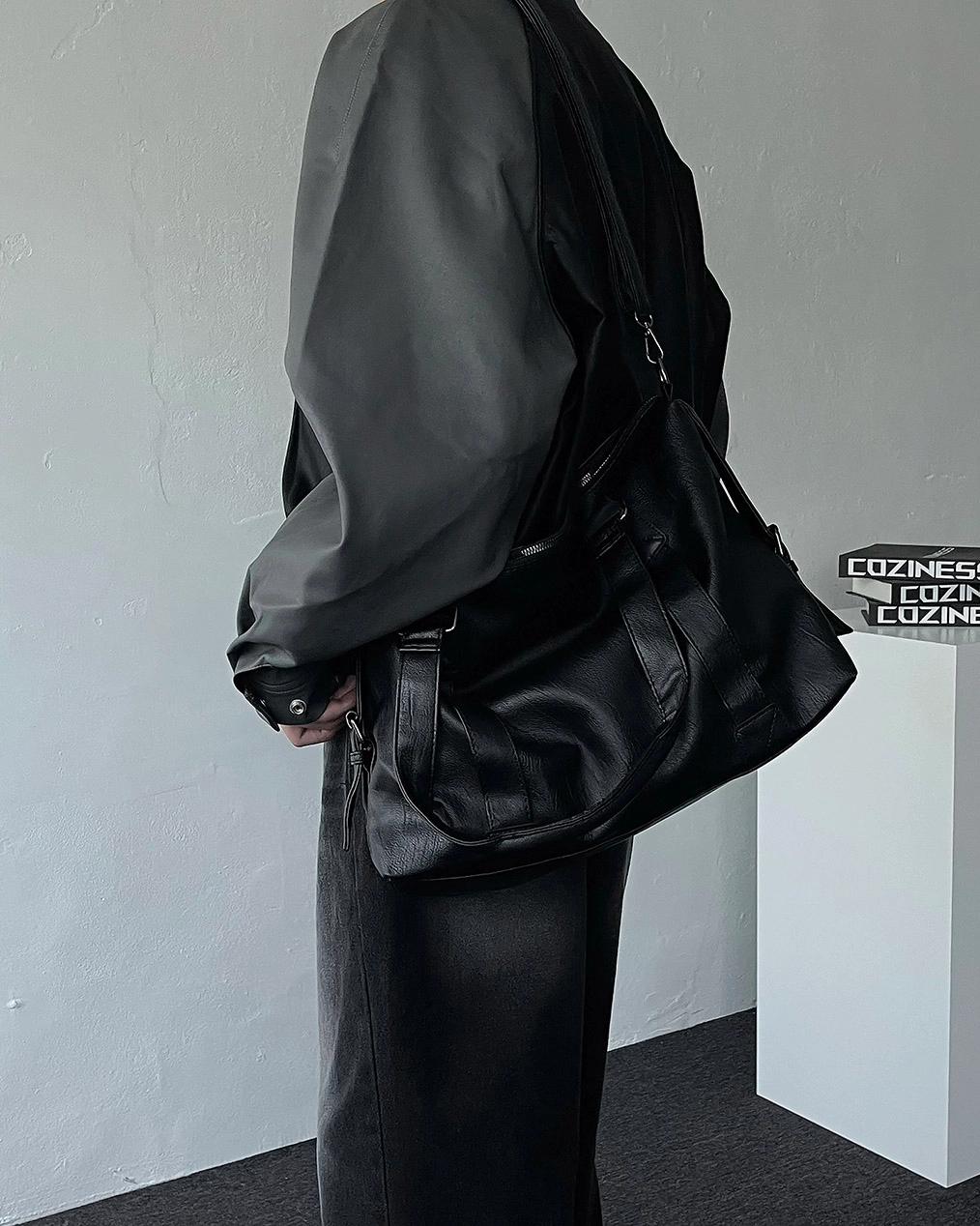 波士頓 皮革 通勤 約會 手提包 單肩包 斜背包 - WHATEVER